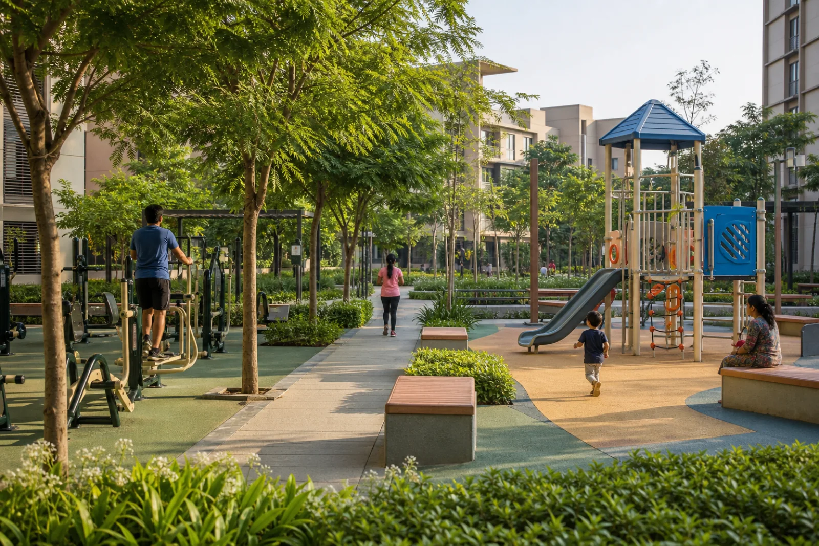Outdoor Gym Setup